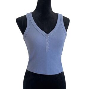 🍀3 for 35- Abercrombie Henley Soft A&F Ribbed Tank